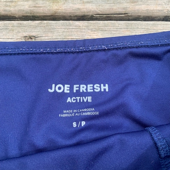 💛 Joe Fresh Active Floral Crop Leggings | Size Small - Picture 6 of 8